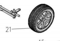 New Front Wheel 3.00-5 Drive Envoy 8 Ventura 4 MS05X Mobility Scooter