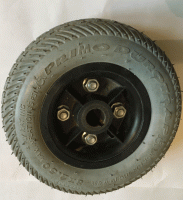 Used 2.50x8 Solid Pr1mo Duratrap Rear Wheel/Tyre Scooter V5929