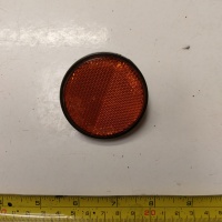 Used Orange Bolt On Round Reflector For Mobility Scooter S1620
