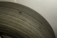 Used Single (Size: 7 x 1.75) Solid Tyre For A Mobility Scooter V4345
