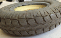 Used Single (Size: 200 x 50) Solid Tyre For A Mobility Scooter 246