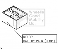New Battery Box Drive Medical Prism Phoenix 3-Wheel Mobility Scooter